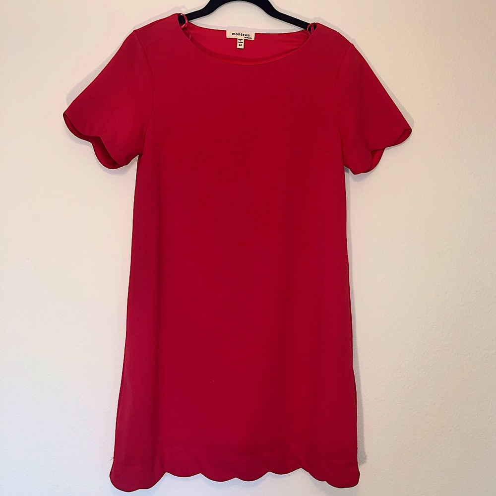 Pink Monteau mini dress